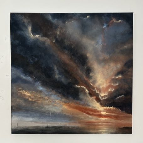 Storm Borne 100cm by 100cm