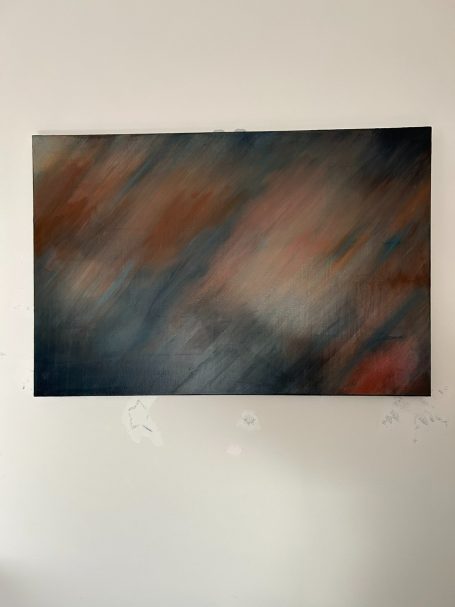 Weathered | Original Abstract Coastal Painting | 90 × 60 cm